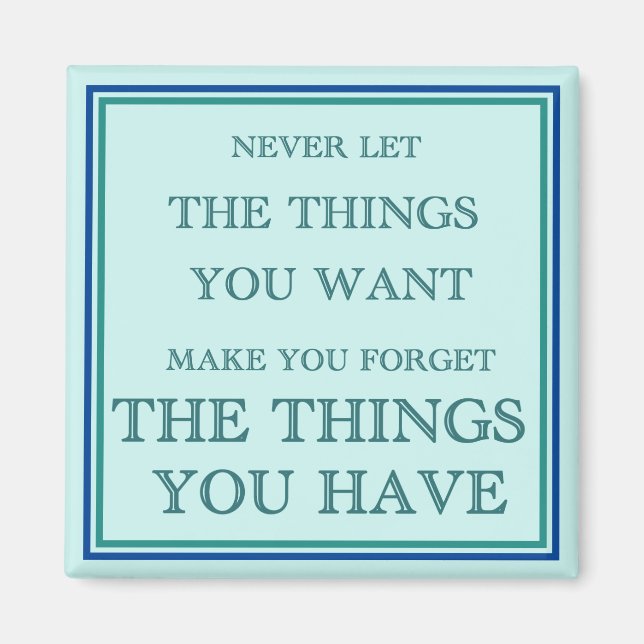 Aimant Être Reconnaissant Pour Ce Que Nous Avons (Devant)