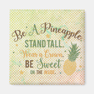 Aimant Être une citation inspirée d'ananas