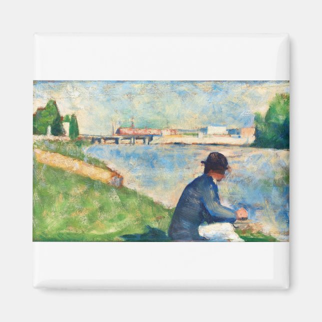 Aimant Étude d'art par Georges Seurat (Devant)