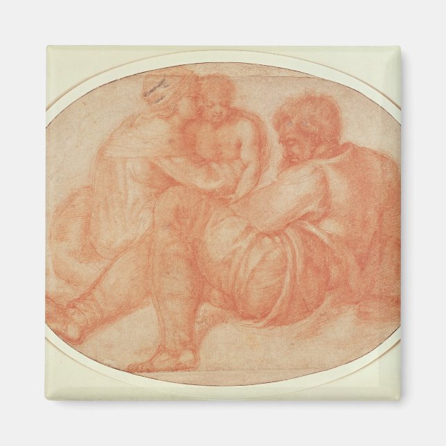 Aimant Étude de la Sainte Famille (Devant)