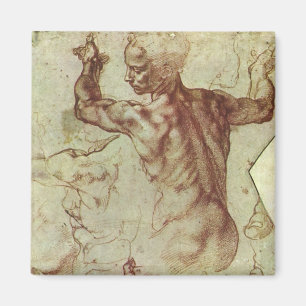 Aimant Étude de Michel-Ange pour une Sibylle libyenne