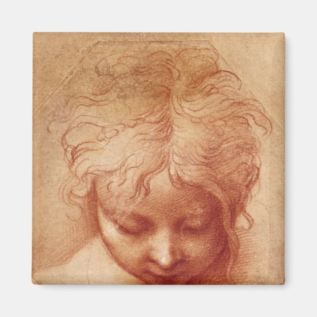 Aimant Étude d'une tête (Devant)