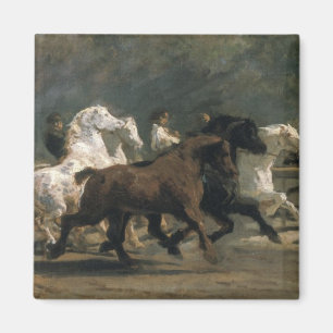 Aimant Étude pour Horsemarket, 1900