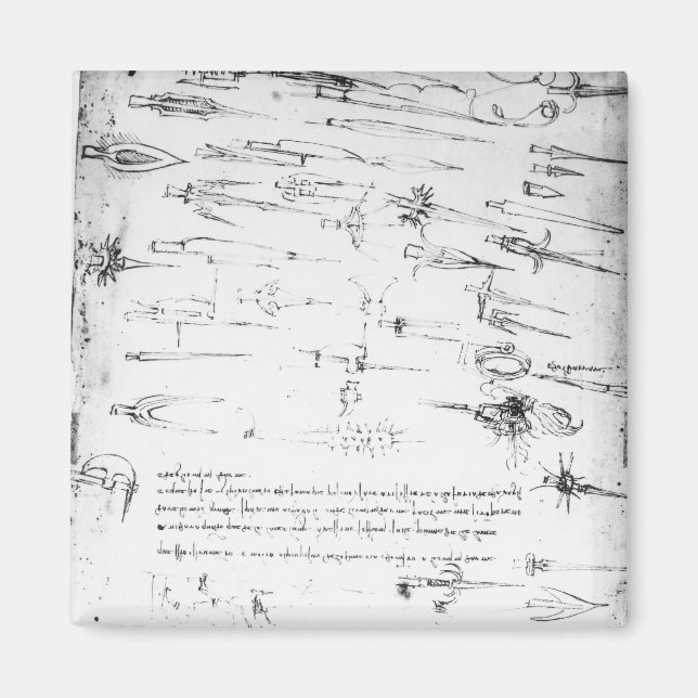 Aimant Études de fantassins et de cavaliers (Devant)