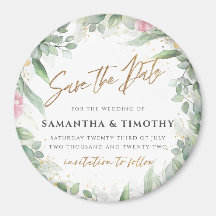 Eucalyptus & Flore rose Enregistrer l'aimant de da