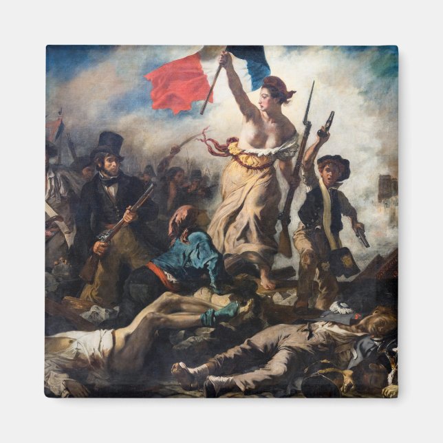 Aimant Eugene Delacroix - La Liberté guidant le peuple (Devant)