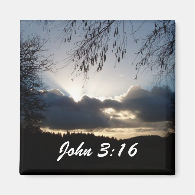 Aimant Eugene, OR...Jean 3:16 (Devant)