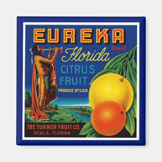 Aimant Eureka Florida Citrus (Devant)