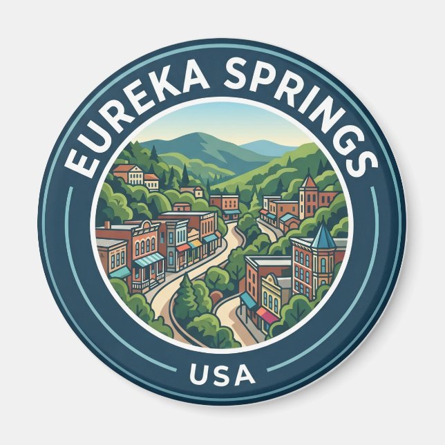 Aimant Eureka Springs États-Unis (Devant)