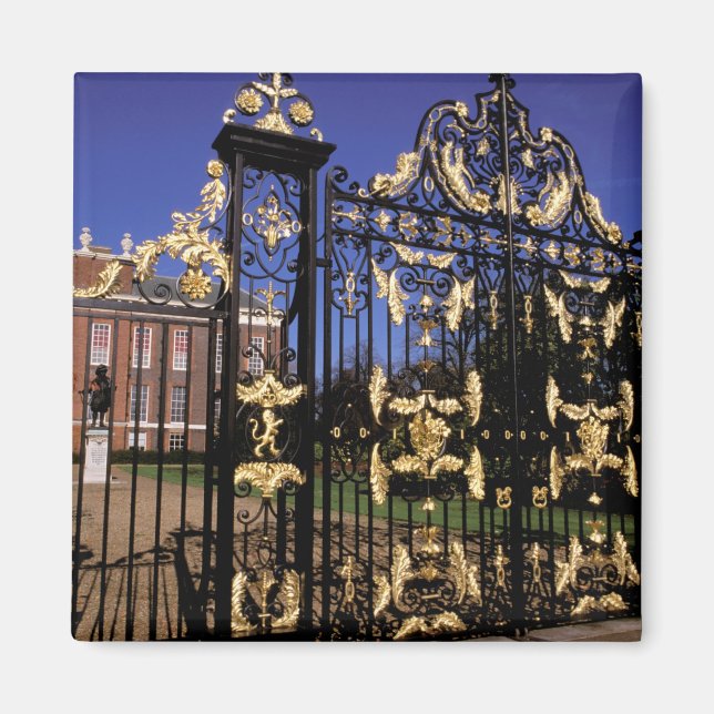Aimant Europe, Angleterre, Londres. Porte dorée à l'extér (Devant)