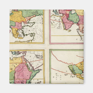 Aimant Europe, Asie, Afrique, Amérique