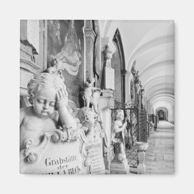 Aimant Europe, Autriche, Salzbourg. Cherub et monument (Devant)