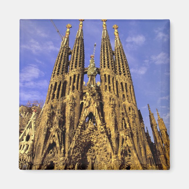 Aimant Europe, Espagne, Barcelone, Sagrada Familia (Devant)