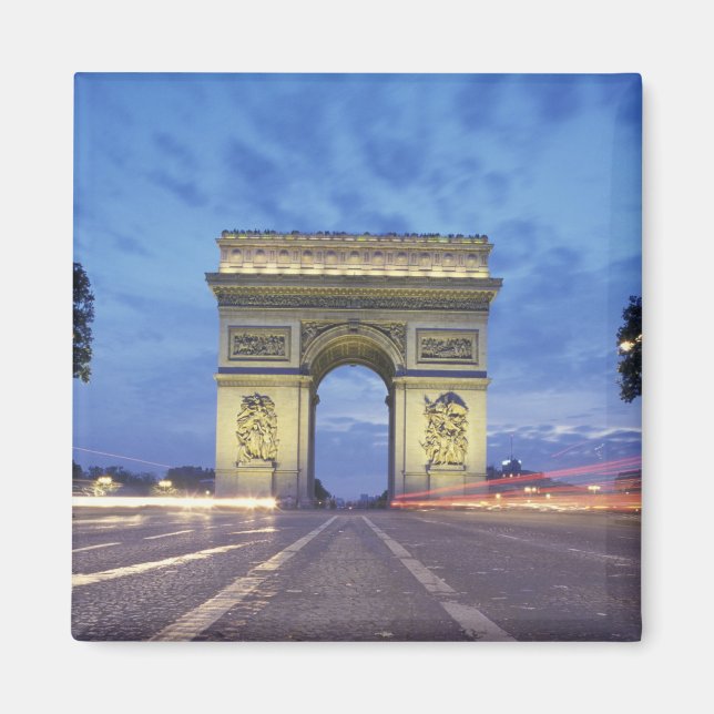 Aimant Europe, France, Paris. Arc de Triomphe vu (Devant)