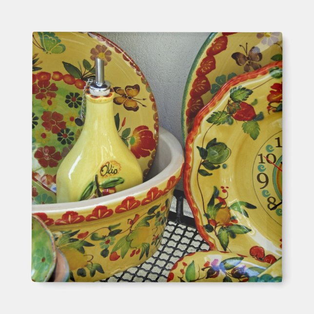 Aimant Europe, Italie, Sicile, Taormina. Traditionnel 8 (Devant)