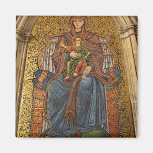 Aimant Europe, Italie, Sicile, Taormine. Madone et enfant