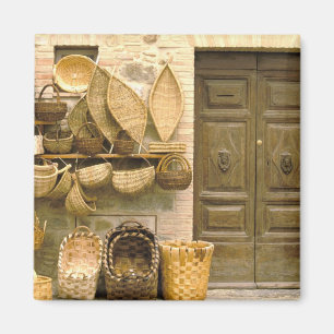 Aimant Europe, Italie, Toscane, Montalcino. Panier