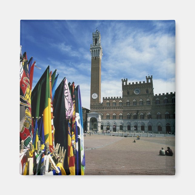 Aimant Europe, Italie, Toscane, Sienne. Piazza del (Devant)