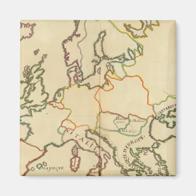 Aimant Europe par religion 2 (Devant)