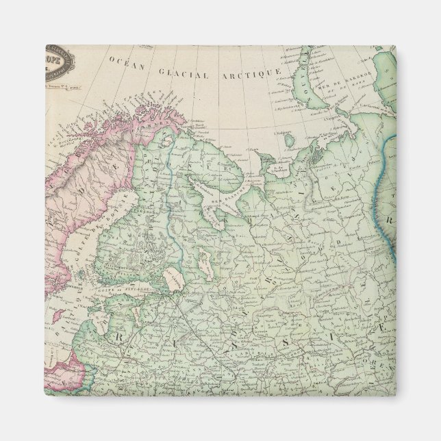 Aimant Europe, Russie, Finlande (Devant)