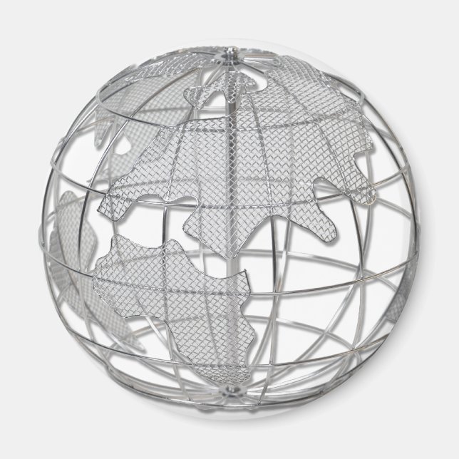 Aimant EuropeAfriqueGlobe (Devant)