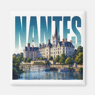 Aimant Évasion au bord de la Loire à Nantes France