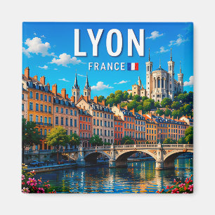 Aimant Évasion au patrimoine rive de Lyon France