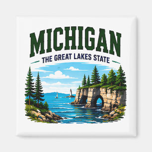 Aimant Évasion des Grands Lacs du Michigan