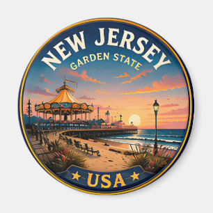 Aimant 🟡 Évasion du phare côtier du New Jersey 🟡