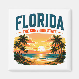 Aimant Évasion paradisiaque tropicale de Floride