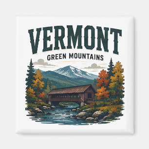 Aimant Évasion Scénique des Montagnes Vertes du Vermont