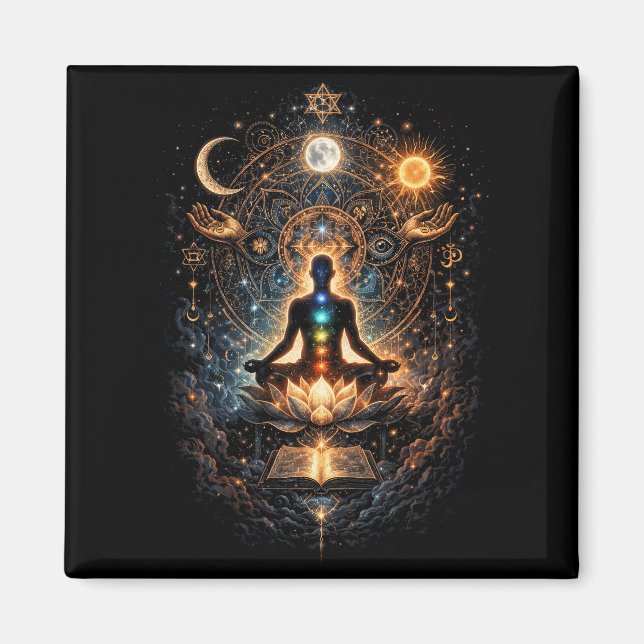 Aimant Éveil du cosmos intérieur (Devant)