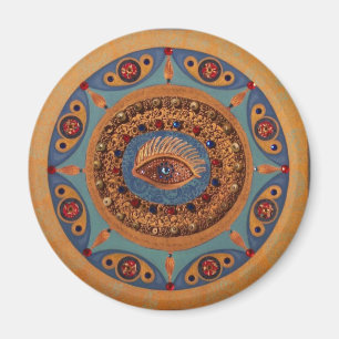 Aimant Evil Eye Mandala : Art original