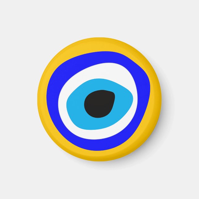 Aimant Evil Eye Talisman & Arabic Amulet /Turkish, Greek  (Devant)