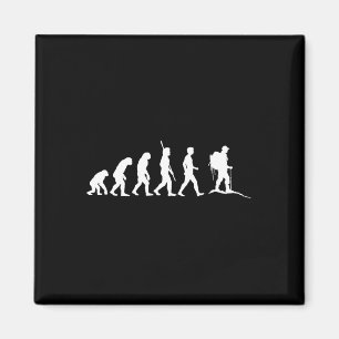 Aimant Évolution de la randonnée Marcheur Randonneur Prom