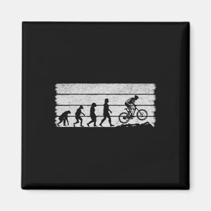 Aimant Évolution du cyclisme à vélo tout terrain cycliste