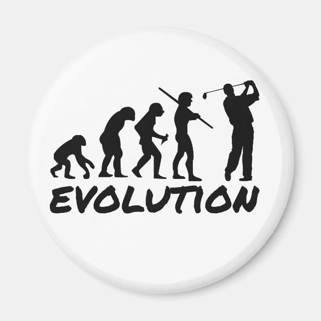 Aimant Évolution du golf (Devant)