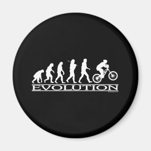 Aimant Évolution - faire du vélo de Mt