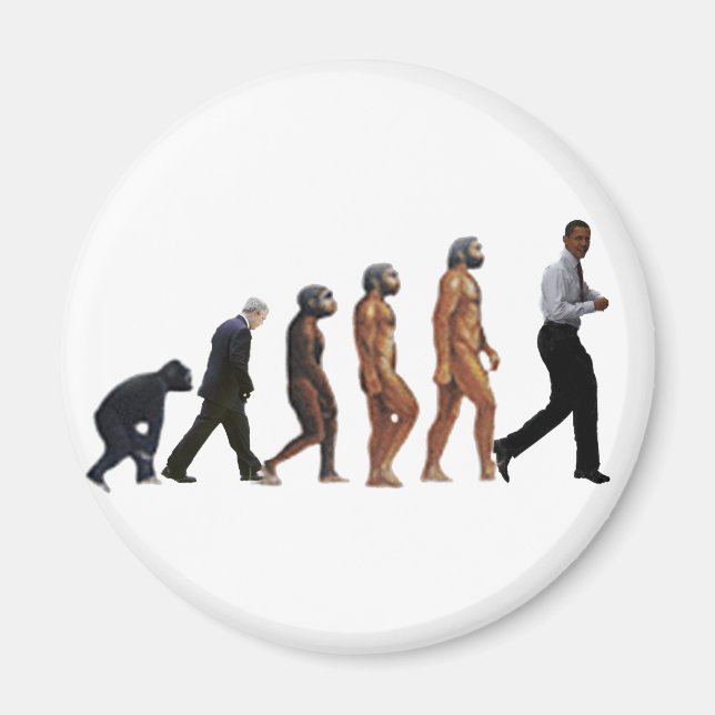 Aimant Évolution Obama (Devant)