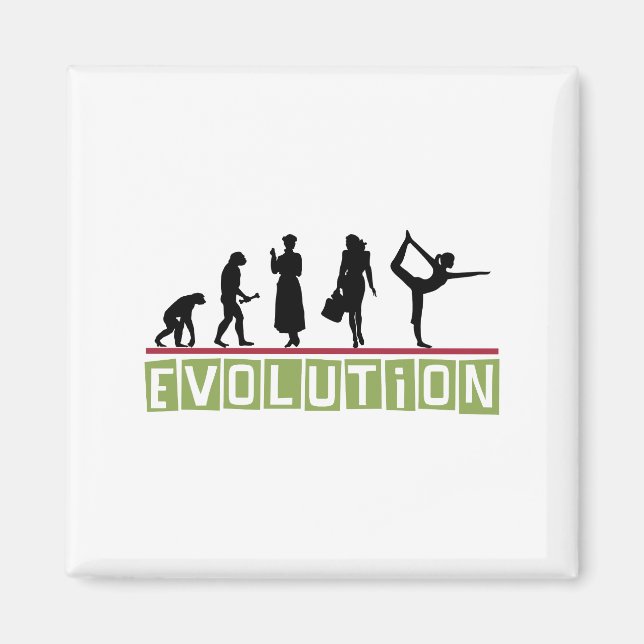 Aimant Evolution Yoga (Devant)