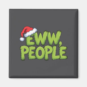 Aimant Eww Personnes Chapeau de Père Noël Vert Drôle de N