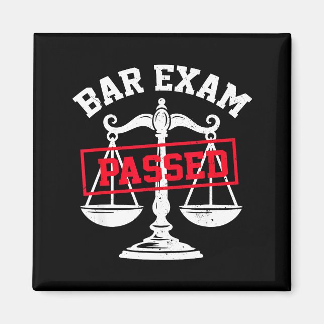 Aimant Examen du barreau réussi diplômé de la faculté de  (Devant)