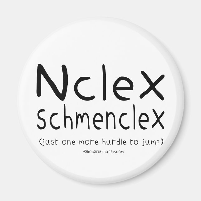 Aimant Examen NCLEX Schmenclex de soins infirmiers (Devant)