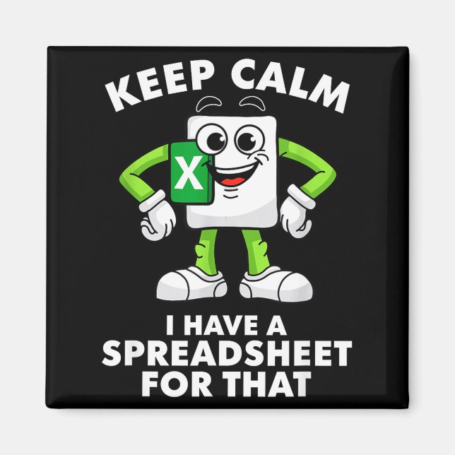 Aimant Excel Coworker Employee Farewell Goodbye Birthday  (Devant)