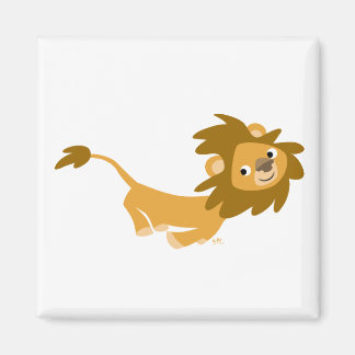 Aimant Exécution de l'aimant Lion de dessin animé