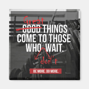 Aimant Exercice de musculation Mots Motivationnels