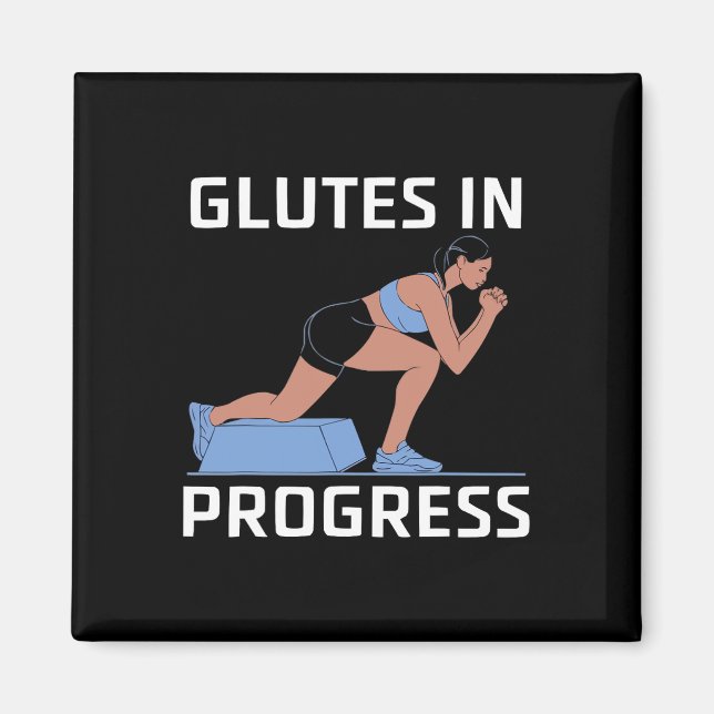 Aimant Exercice de squat bulgare musculation fitness trav (Devant)