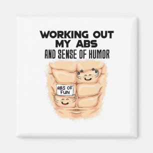 Aimant Exercice drôle des abdominaux musculation culturis