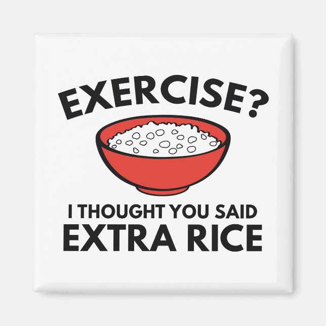 Aimant Exercice ? Riz extra (Devant)