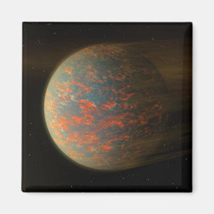 Aimant Exoplanet 55 Cancri E Et Sa Surface Moulée